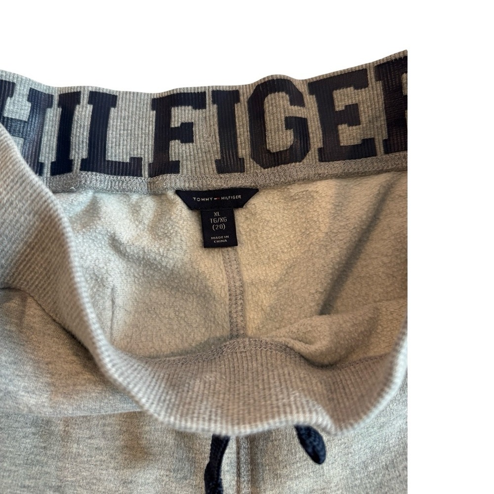 Tommy Hilfiger Women's Grey Gray NY Logo Capri Sweatpants XL 20 Joggers